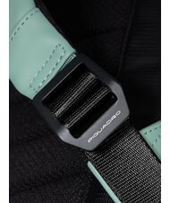 PIQUADRO CORNER SPECIALE GOMMATO Zaino roll-top porta pc 15.6" VERDE - Zaini da lavoro porta PC - 8