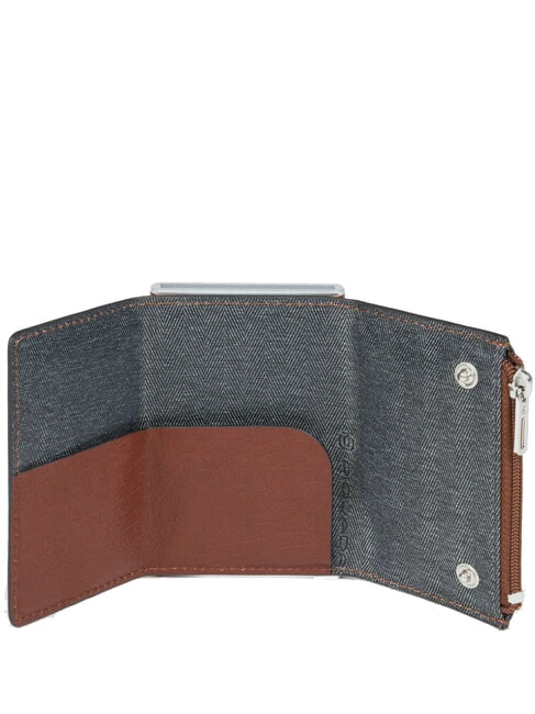 BLACK SQUARE Portacard slide system CUOIO - Portafogli Uomo