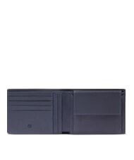 PIQUADRO HARPER Portafoglio Uomo in pelle blu/testa di moro - Portafogli Uomo - 2