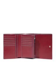 PIQUADRO BLUE SQUARE Portafoglio in pelle ROSSO - Portafogli Donna - 5