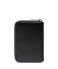 PIQUADRO BLUE SQUARE Portafoglio zip around Nero - Portafogli Donna - 3