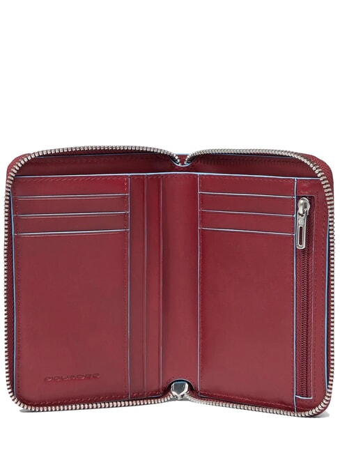 BLUE SQUARE Portafoglio zip around ROSSO - Portafogli Donna