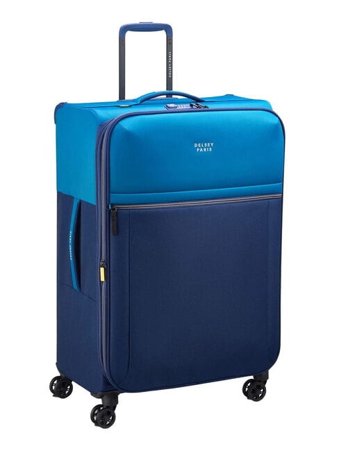 BROCHANT 3 Trolley Grande, espandibile blu mare - Trolley Rigidi