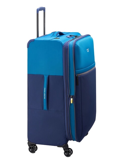 BROCHANT 3 Trolley Grande, espandibile blu mare - Trolley Rigidi