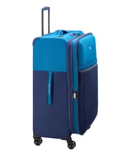 DELSEY BROCHANT 3 Trolley Grande, espandibile blu mare - Trolley Rigidi - 4