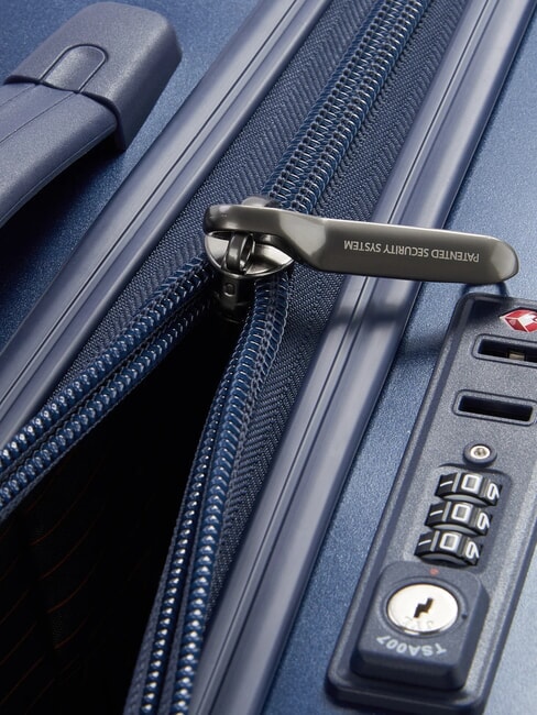 CAUMARTIN PLUS  Trolley misura media con 4 doppie ruote lightblue - Trolley Rigidi