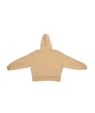 CALVIN KLEIN CK JEANS Felpa in cotone con cappuccio e tasca travertine - Felpe Donna - 2