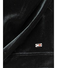 TOMMY HILFIGER TH Gonna a tubino in velluto con arricciature black - Gonne Donna - 4