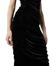 TOMMY HILFIGER TH Gonna a tubino in velluto con arricciature black - Gonne Donna - 3