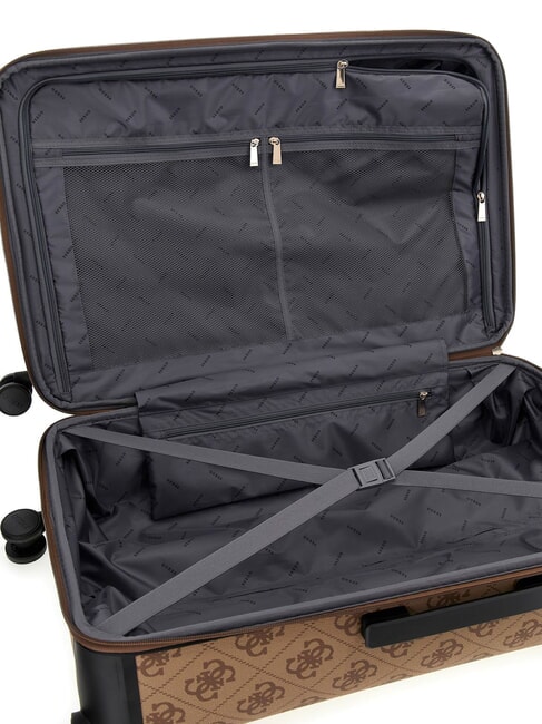 BERTA 28 Trolley grande espandibile latte logo/brown - Trolley Rigidi