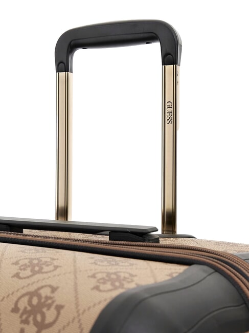 BERTA 28 Trolley grande espandibile latte logo/brown - Trolley Rigidi