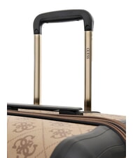 GUESS BERTA 28 Trolley grande espandibile latte logo/brown - Trolley Rigidi - 4