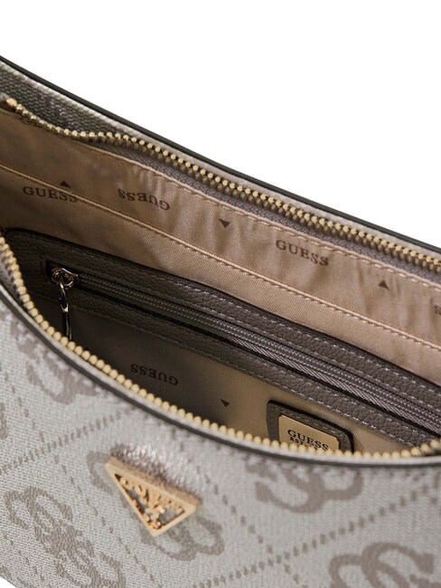 NOELLE 2 Borsa a spalla stampa logo 4G dark taupe logo - Borse Donna