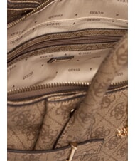 GUESS YESBA LOGO Borsa a mano con tracolla LATTE LOGO - Borse Donna - 5