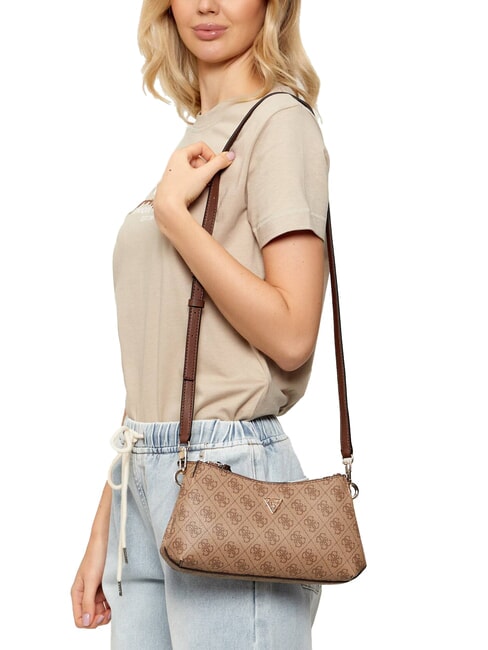 NOELLE 2 Borsa a spalla, a tracolla latte logo/brown - Borse Donna