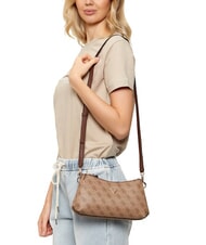 GUESS NOELLE 2 Borsa a spalla, a tracolla latte logo/brown - Borse Donna - 5