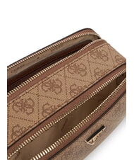 GUESS NOELLE 2 Borsa camera case a tracolla latte logo/brown - Borse Donna - 6