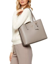 GUESS MERIDIAN 2 Borsa shopping a spalla dark taupe - Borse Donna - 5
