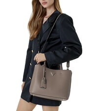 GUESS MERIDIAN 2 Borsa a mano, con tracolla dark taupe - Borse Donna - 4