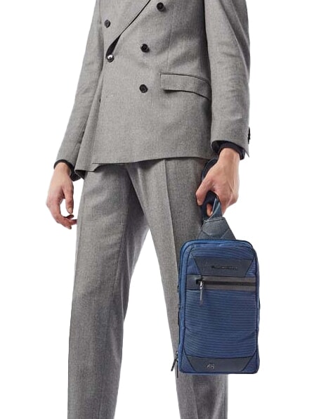 TRAKAI Zaino Monospalla blu - Zaini da lavoro porta PC