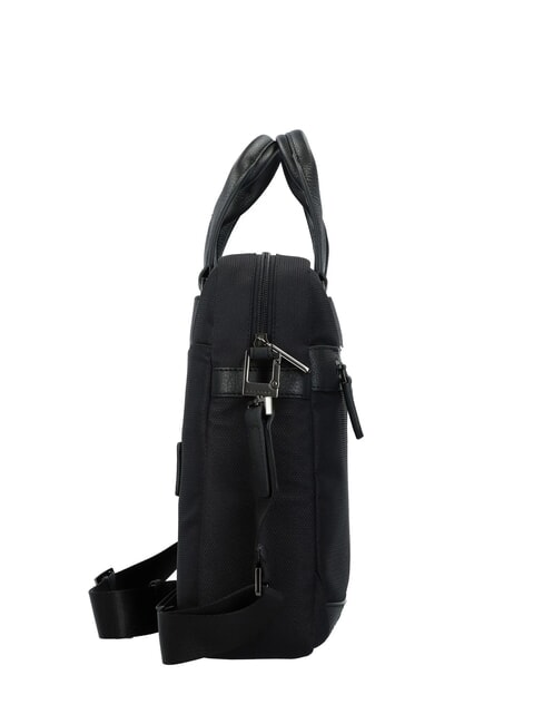 TRAKAI Cartella in pelle e tessuto porta pc 14" Nero - Cartelle Lavoro