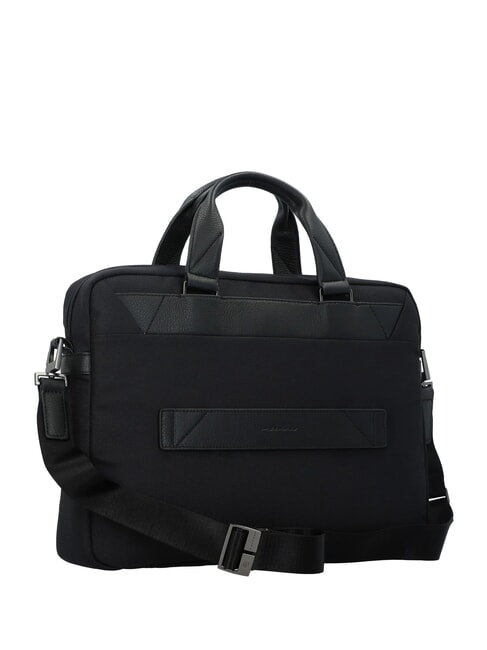 TRAKAI Cartella in pelle e tessuto porta pc 14" Nero - Cartelle Lavoro