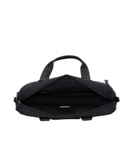 PIQUADRO TRAKAI Cartella in pelle e tessuto porta pc 14" Nero - Cartelle Lavoro - 5