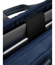 PIQUADRO TRAKAI Cartella in pelle e tessuto porta pc 14" blu - Cartelle Lavoro - 5