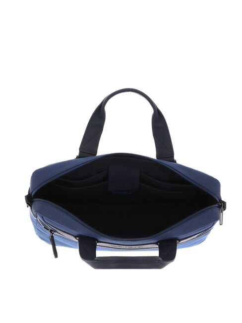 TRAKAI Cartella in pelle e tessuto porta pc 14" blu - Cartelle Lavoro