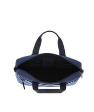 PIQUADRO TRAKAI Cartella in pelle e tessuto porta pc 14" blu - Cartelle Lavoro - 6