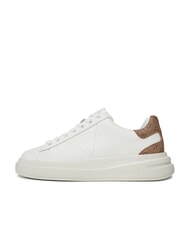 GUESS ELBA  Sneakers white beige brown - Scarpe Uomo - 4