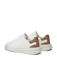 GUESS ELBA  Sneakers white beige brown - Scarpe Uomo - 6