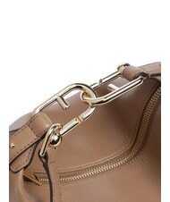 FURLA TONIE Borsa piccola in pelle con tracolla toffee - Borse Donna - 3