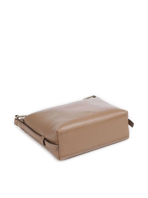 TONIE Borsa piccola in pelle con tracolla toffee - Borse Donna