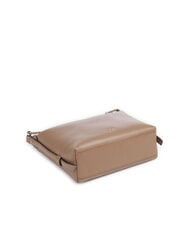 FURLA TONIE Borsa piccola in pelle con tracolla toffee - Borse Donna - 6