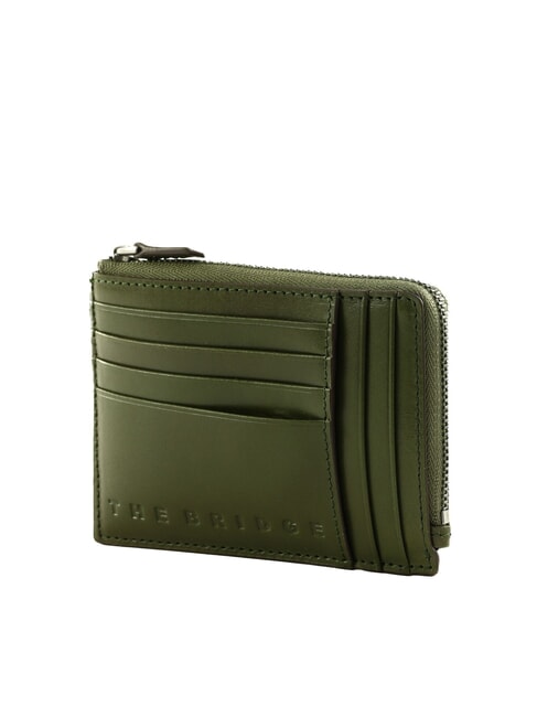 GIACOMO Portacarte in pelle con portamonete timo/rutenio scuro - Portafogli Uomo