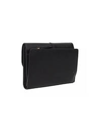 THE BRIDGE ELISABETTA Portafoglio piccolo in pelle Nero Oro - Portafogli Donna - 3