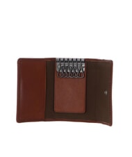 THE BRIDGE GIACOMO Astuccio portachiavi in pelle Marrone/Rutenio                - Portachiavi - 2