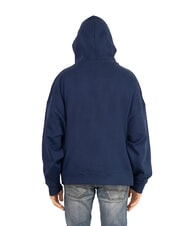 JOHN RICHMOND KAHIN Felpa relaxed fit con cappuccio blue medieval - Felpe Uomo - 2