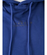 JOHN RICHMOND KAHIN Felpa relaxed fit con cappuccio blue medieval - Felpe Uomo - 3