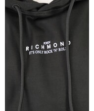 JOHN RICHMOND KAHIN Felpa relaxed fit con cappuccio black - Felpe Uomo - 3