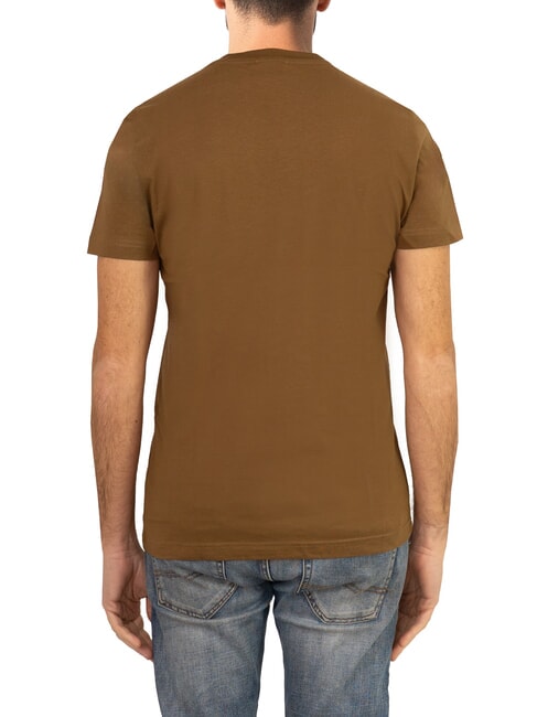 T-DIEGOR T-Shirt in cotone coffee liqueur - T-shirt Uomo