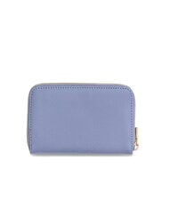 GUESS LAUREL 2 Portafoglio medio stampa saffiano grey blue - Portafogli Donna - 4