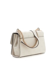 GUESS CRESIDIA II Borsa a tracolla con flap off white logo - Borse Donna - 2