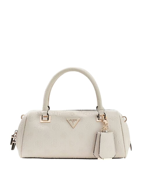 CRESIDIA 2 Borsa a bauletto con tracolla off white logo - Borse Donna