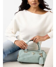 GUESS CRESIDIA 2 Borsa a bauletto con tracolla off white logo - Borse Donna - 6