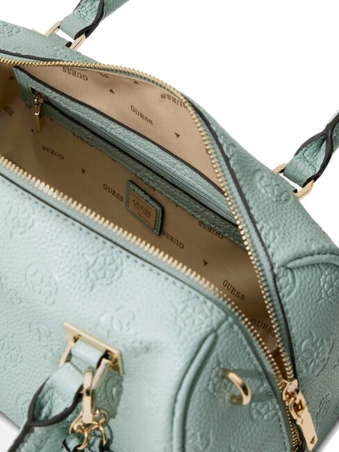 CRESIDIA 2 Borsa a bauletto con tracolla light sage logo - Borse Donna