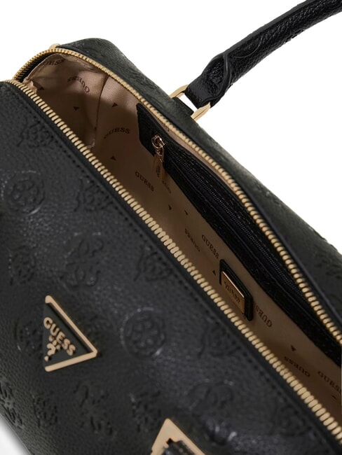 CRESIDIA 2 Borsa a bauletto con tracolla black logo - Borse Donna