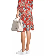 GUESS CRESIDIA II Borsa a mano con tracolla off white logo - Borse Donna - 4