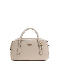 GUESS MARSHA Borsa bauletto a mano con tracolla light taupe - Borse Donna - 2